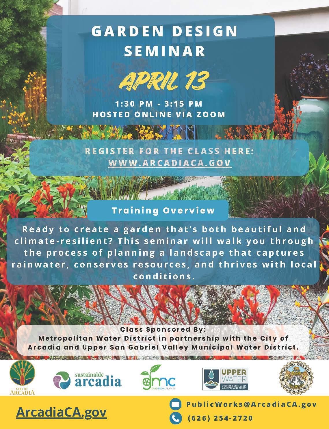 Garden Design Seminar Flyer JPG